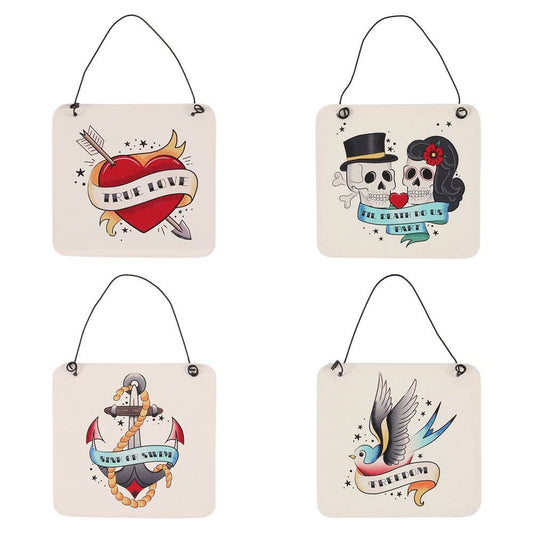 Retro Tattoo Mini Signs