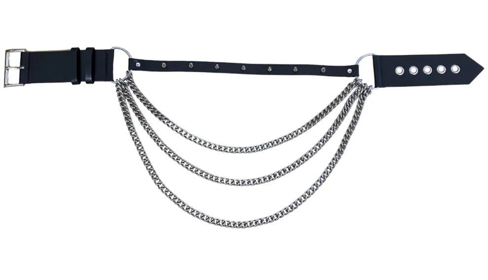 Necessary Evil Nyx Asymmetric Chain Belt