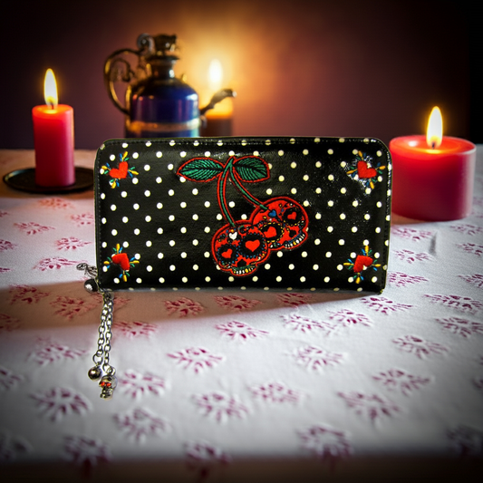 Cherry Skulls Wallet