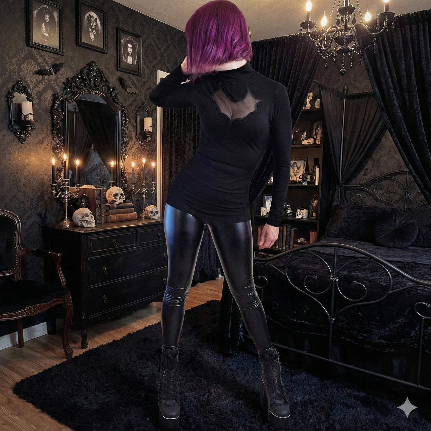 Cybele Bat Panel Long Sleeve