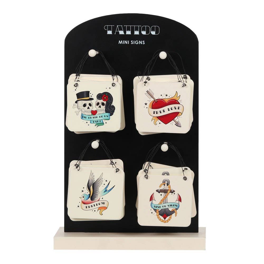 Retro Tattoo Mini Signs
