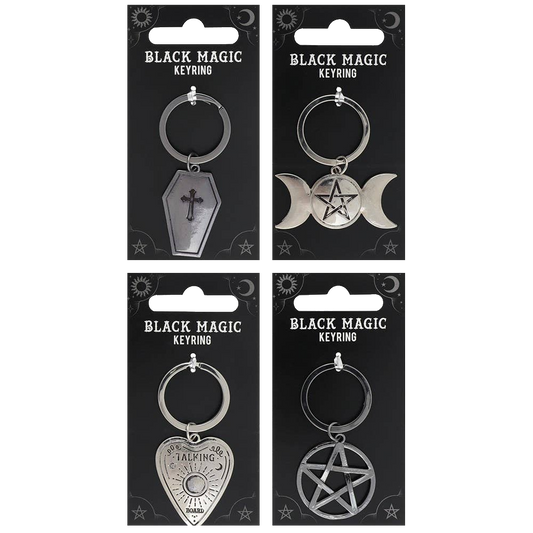 Black Magic Gothic Keyrings