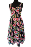 Black Hawaii Halter Strap Dress