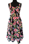 Black Hawaii Halter Strap Dress