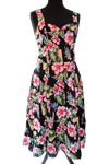 Black Hawaii Halter Strap Dress