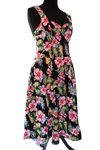Black Hawaii Halter Strap Dress
