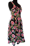Black Hawaii Halter Strap Dress