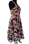 Black Hawaii Halter Strap Dress