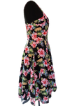 Black Hawaii Halter Strap Dress