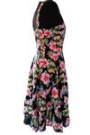 Black Hawaii Halter Strap Dress