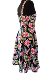 Black Hawaii Halter Strap Dress
