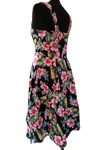 Black Hawaii Halter Strap Dress
