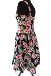 Black Hawaii Halter Strap Dress