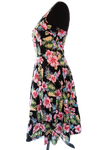 Black Hawaii Halter Strap Dress
