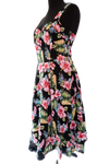 Black Hawaii Halter Strap Dress