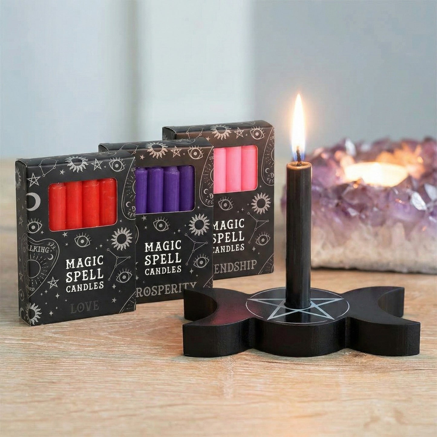 Spell Candle Bundle with Candle Holder
