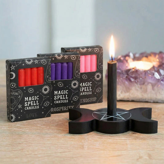 Spell Candle Bundle with Candle Holder