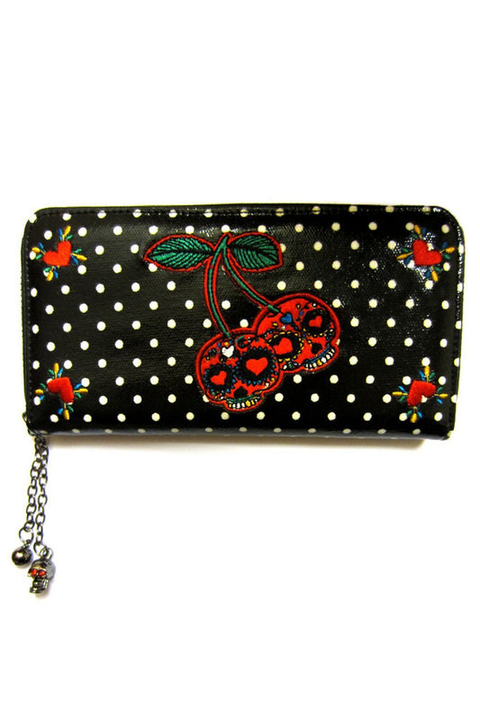 Cherry Skulls Wallet